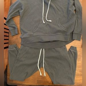 Aerie Cozy Waffle Knit Set